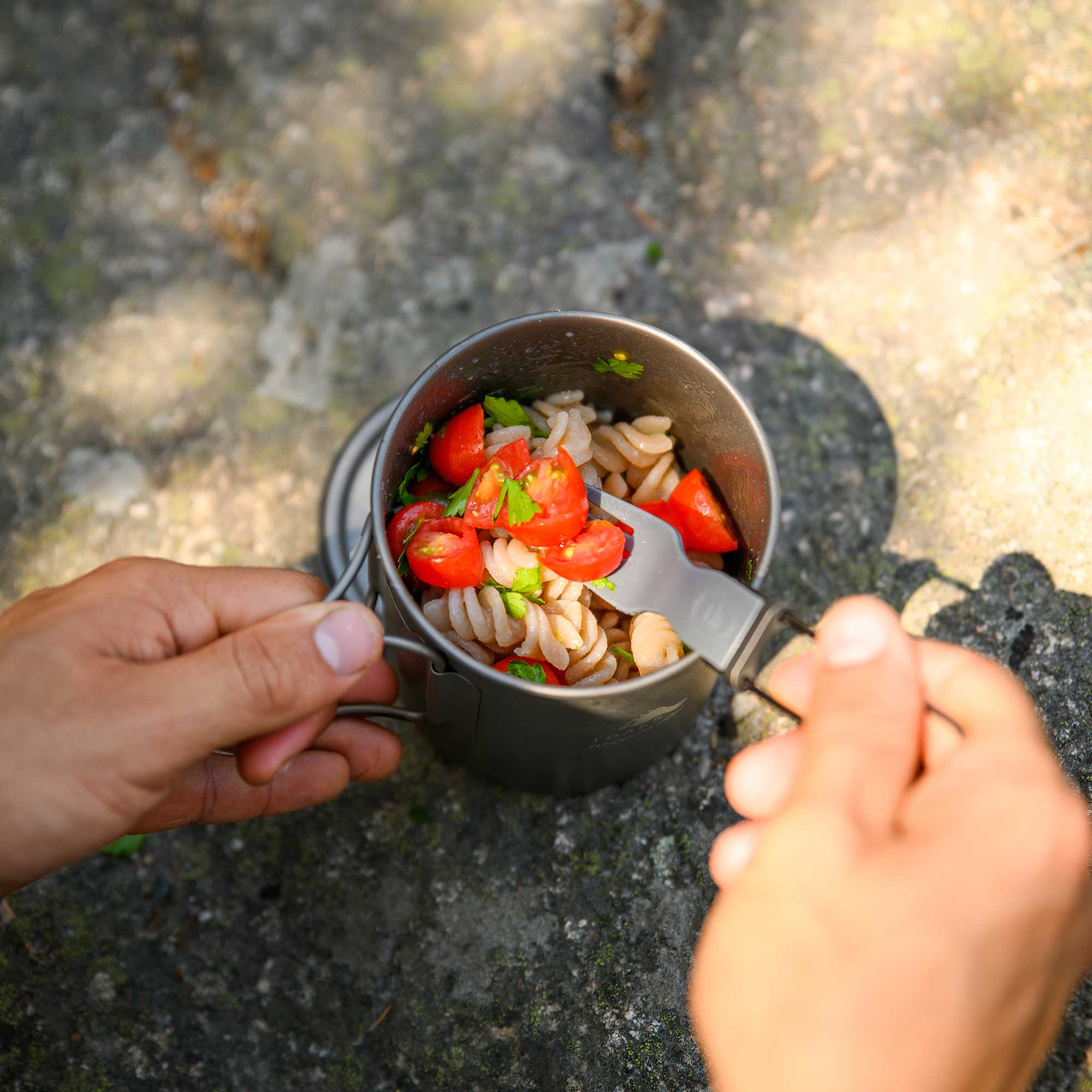 Tekk Trio Folding Cutlery Set - Grey - Image 5